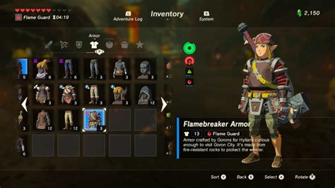 fireproof armor botw