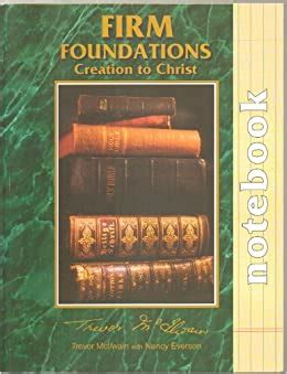 firm foundations creation to christ notebook Epub