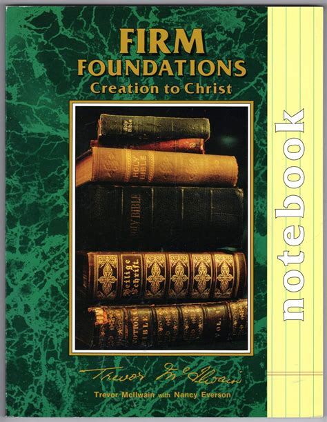 firm foundations creation to christ notebook Epub