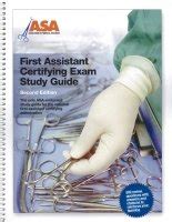 first assistant certifying exam study guide Doc