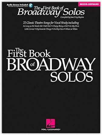 first book of broadway solos mezzo soprano edition Epub