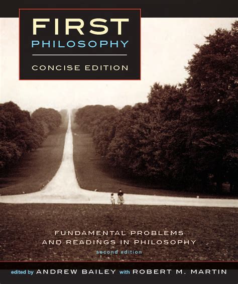 first philosophy concise edition second edition Kindle Editon