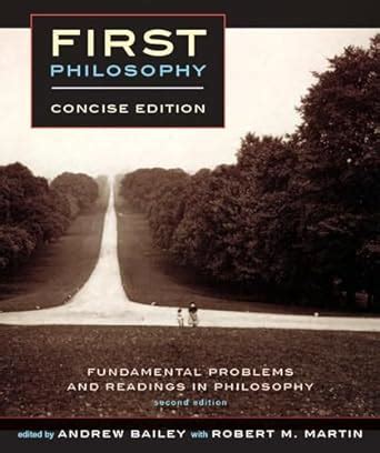 first philosophy concise edition second edition Kindle Editon