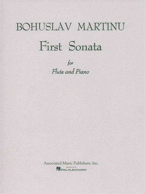 first sonata for flute and piano PDF