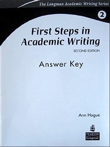 first steps in academic writing 2 answer Epub