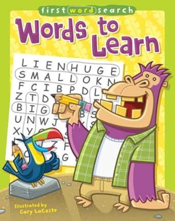first word search words to learn PDF