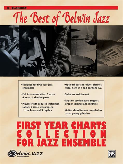 first year charts collection for jazz ensemble b flat clarinet Kindle Editon