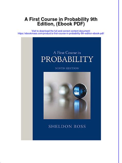 first-course-in-probability-9th-edition Ebook PDF