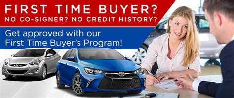 first-time car buyer programs with no credit history