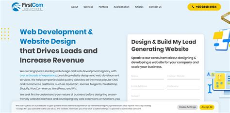 firstcom solutions pte ltd web design singapore