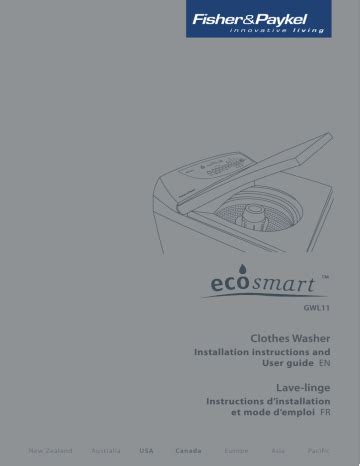 fisher paykel ecosmart user guide PDF