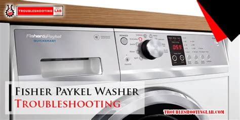 fisher paykel washer troubleshooting Doc