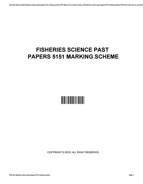 fisheries science 5151 past paper 2012 PDF