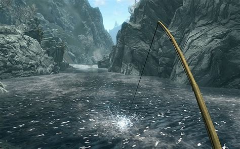 fishing in skyrim