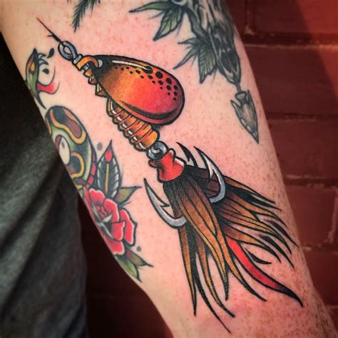 fishing lure tattoos