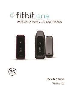 fitbit one manual pdf Reader