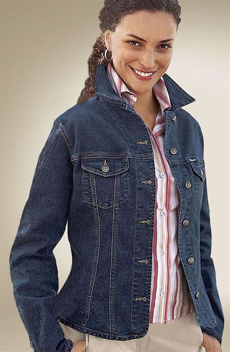 fitted denim jacket