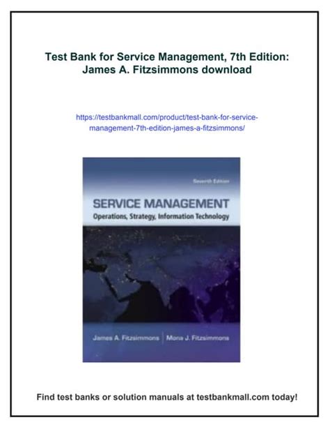 fitzsimmons service management 7th edition pdf Reader