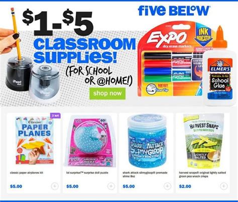 Five Below Catalog
