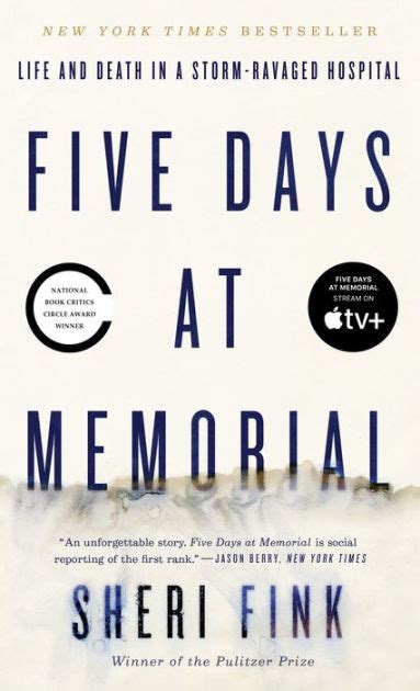 five days at memorial life and death in a storm ravaged hospital Doc