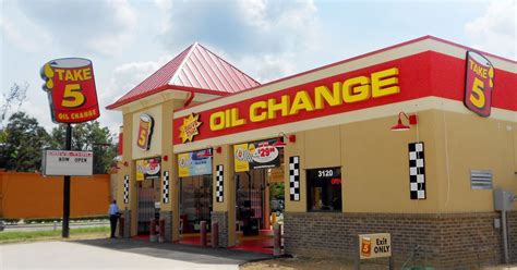 five minute oil change