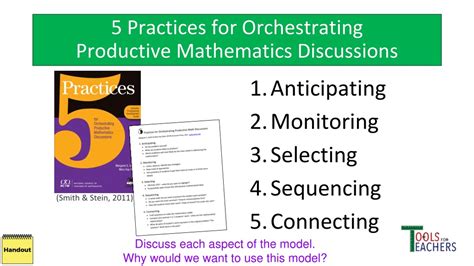 five practices for orchestrating productive mathematics discussions Doc