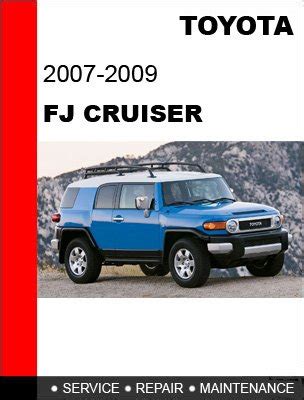 fj cruiser service manual 2009 PDF