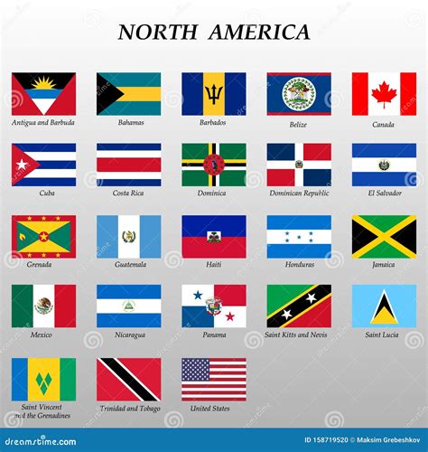 flags of north america