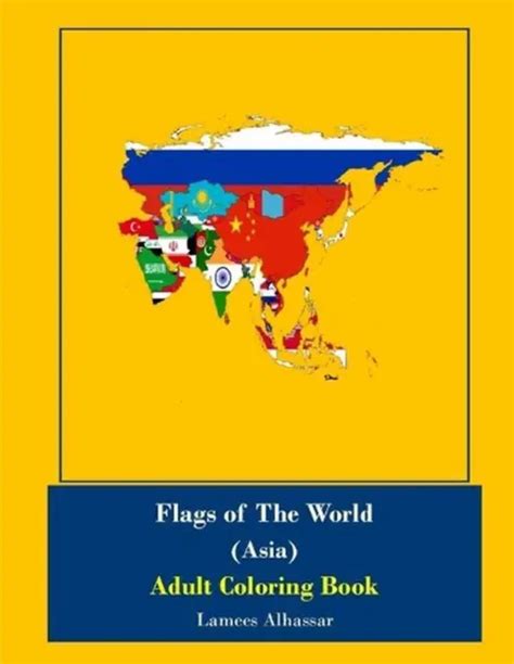 flags world asia adult coloring Kindle Editon