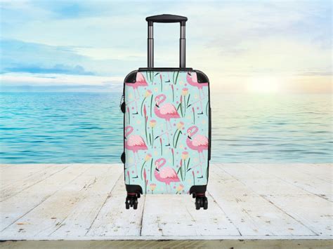 flamingo suitcase