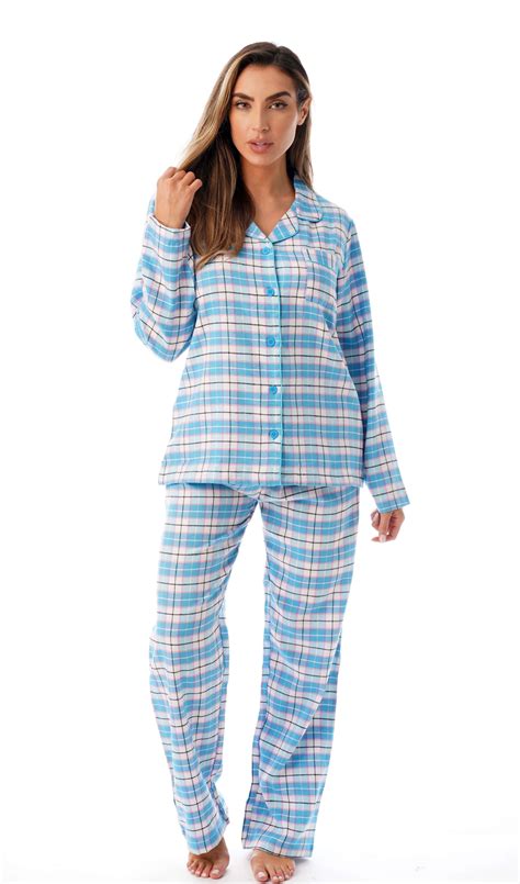 flannel pajama set for women