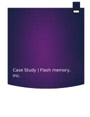 flash memory case study solution Doc