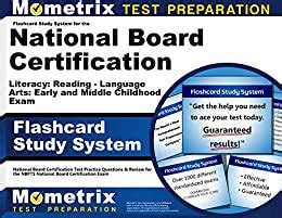 flashcard study system for the national board certification literacy reading language arts early and middle Doc