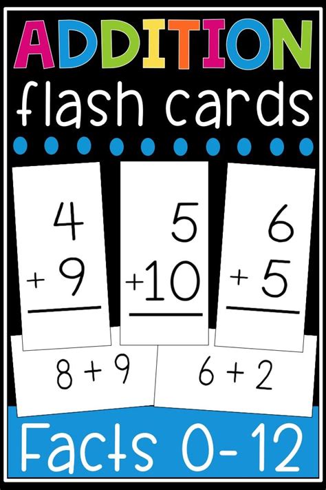 flashcards addition facts 11 18 flashcards math Kindle Editon