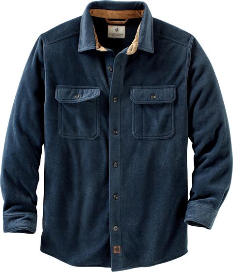 fleece button shirt