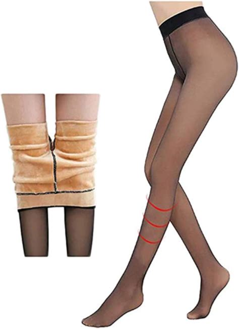 fleece lined tights