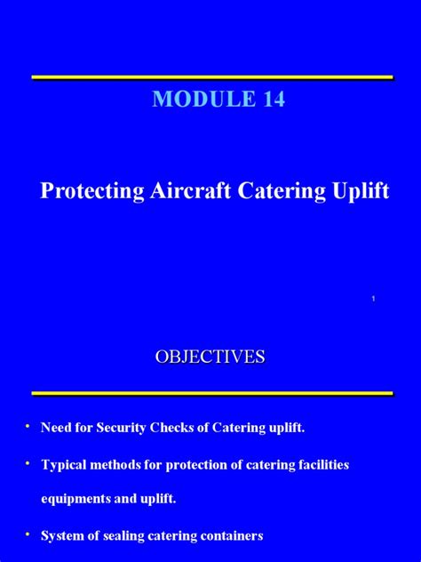 flight catering security manual pdf Epub