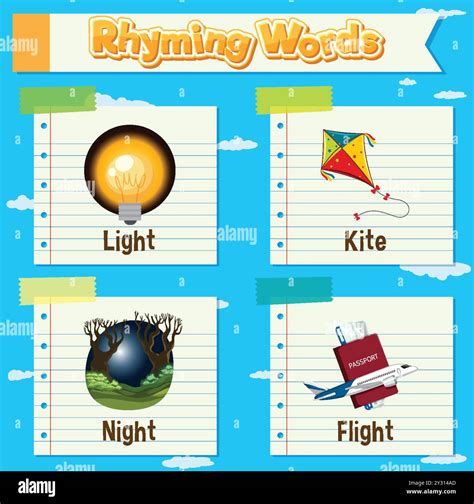 flight rhyming words