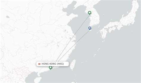 flight time from hong kong to jeju island