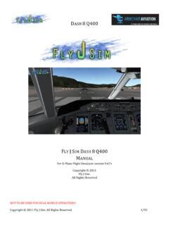 flight-simulation-dash-8-manual Ebook PDF