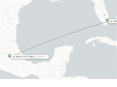 flights from miami to mexico city