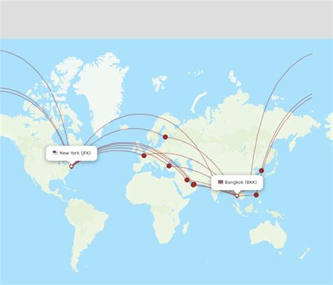 flights to thailand from nyc