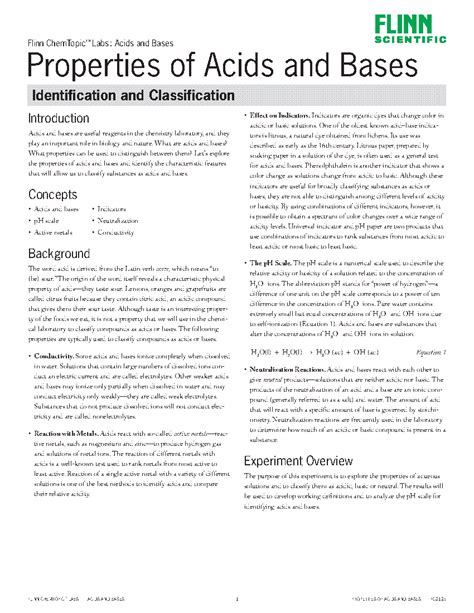 flinn chemtopic labs acids and bases answers Kindle Editon