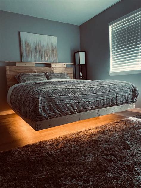 floating bed frame