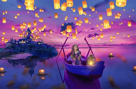 floating lantern rapunzel