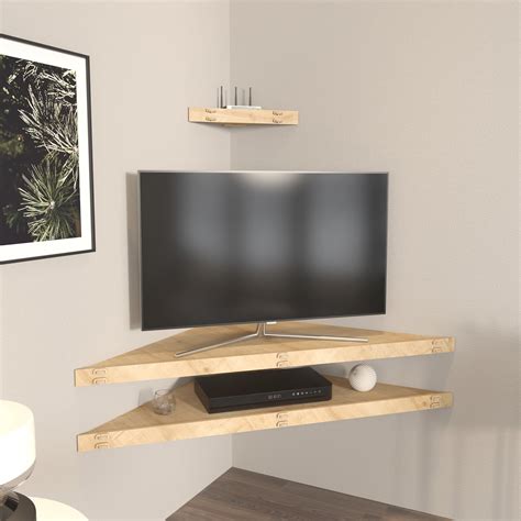 floating tv corner stand