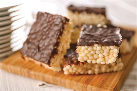 flocos de arroz com chocolate