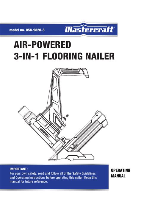 floor stapler mastercraft manual pdf Kindle Editon