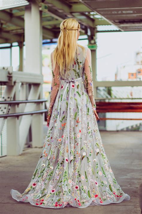 floral dress to a wedding