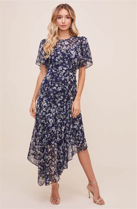 floral dresses with sleeves